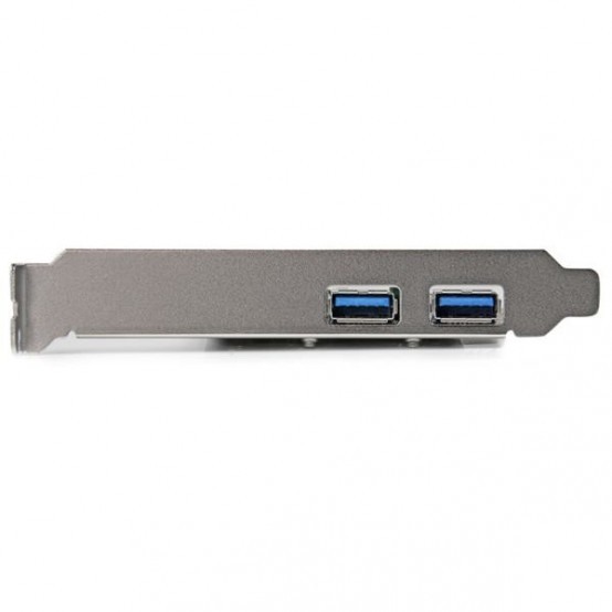 Adaptor StarTech.com 2 Port PCI Express PCIe SuperSpeed (5Gbps) USB 3.0 Controller Card w/ SATA Power PEXUSB3S23