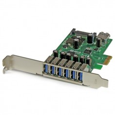 Adaptor StarTech.com 7-Port PCI Express USB 3.0 Card - 5Gbps - Standard and Low-Profile Design PEXUSB3S7