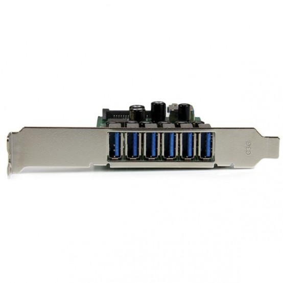 Adaptor StarTech.com 7-Port PCI Express USB 3.0 Card - 5Gbps - Standard and Low-Profile Design PEXUSB3S7
