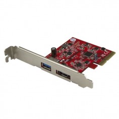 Adaptor StarTech.com 2-Port USB 3.1 (10Gbps) and eSATA PCIe Card - 1x USB-A and 1x eSATA PEXUSB311A1E