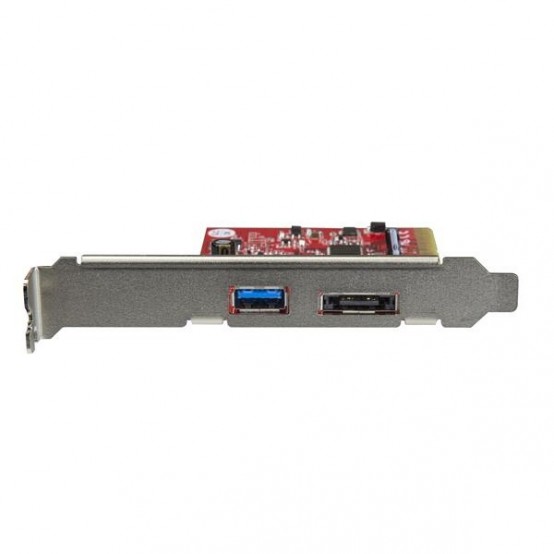 Adaptor StarTech.com 2-Port USB 3.1 (10Gbps) and eSATA PCIe Card - 1x USB-A and 1x eSATA PEXUSB311A1E