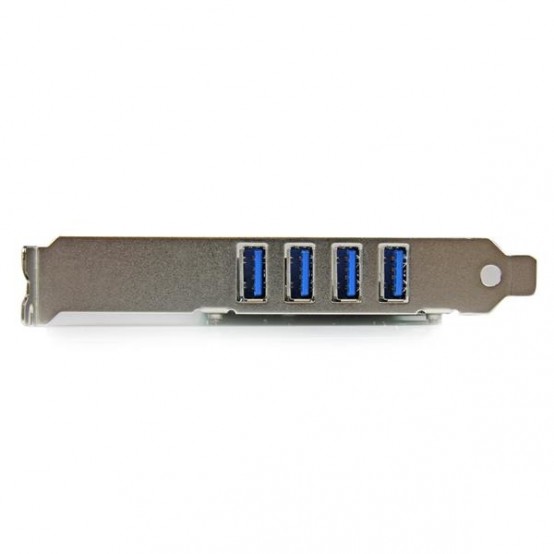Adaptor StarTech.com 4 Port PCI Express PCIe SuperSpeed USB 3.0 Controller Card Adapter with UASP - 5Gbps - SATA Power PEXUSB3S