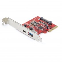 Adaptor StarTech.com 2-Port 10Gbps USB-A & USB-C PCIe Card - USB 3.2 Gen 2 PCI Express Type C/A Host Controller Card Adapter -