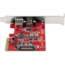 Adaptor StarTech.com 2-Port 10Gbps USB-A & USB-C PCIe Card - USB 3.2 Gen 2 PCI Express Type C/A Host Controller Card Adapter -