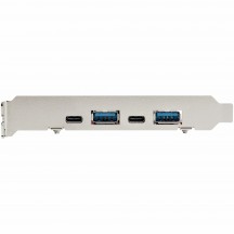 Adaptor StarTech.com 4-Port USB PCIe Card - 10Gbps USB PCI Express Expansion Card w/ 2 Controllers - 2x USB-C & 2x USB-A ports
