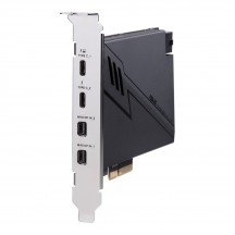 Adaptor ASUS ThunderboltEX 3-TR expansion card, dual Thunderbolt 3 ports (USB Type-C), DisplayPort 1.4, PCIe 3.0 x4 interface T