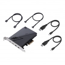 Adaptor ASUS ThunderboltEX 3-TR expansion card, dual Thunderbolt 3 ports (USB Type-C), DisplayPort 1.4, PCIe 3.0 x4 interface T