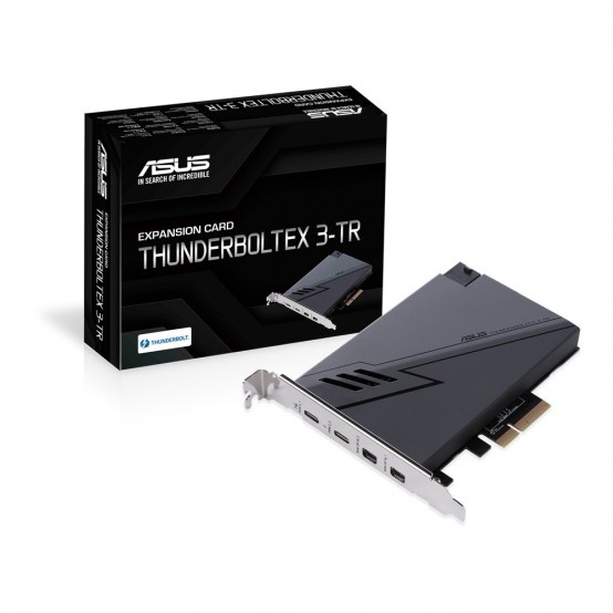 Adaptor ASUS ThunderboltEX 3-TR expansion card, dual Thunderbolt 3 ports (USB Type-C), DisplayPort 1.4, PCIe 3.0 x4 interface T