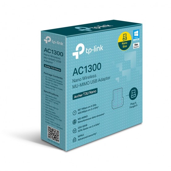 Placa de retea TP-Link  Archer T3U Nano
