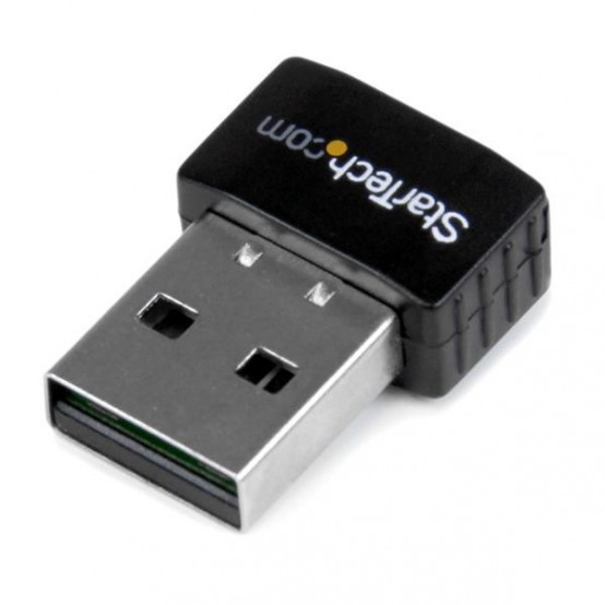 Placa de retea StarTech.com USB 2.0 300 Mbps Mini Wireless-N Network Adapter - 802.11n 2T2R WiFi Adapter USB300WN2X2C