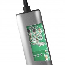 Placa de retea Axagon Type-C USB3.2 Gen 1 - 2.5 Gigabit Ethernet 10/100/1000/2500 Adapter, titan grey ADE-25RC