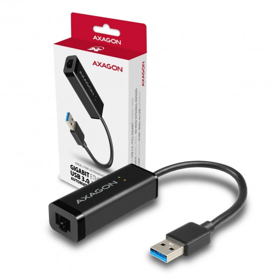 Placa de retea Axagon Type-A USB3.0 - Gigabit Ethernet 10/100/1000 Adapter ADE-SR