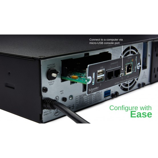 Placa de retea APC UPS Network Management Card 3 with Environmental Monitoring AP9641