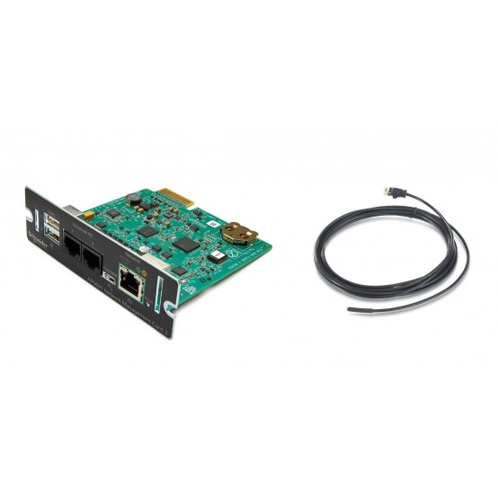 Placa de retea APC UPS Network Management Card 3 with Environmental Monitoring AP9641