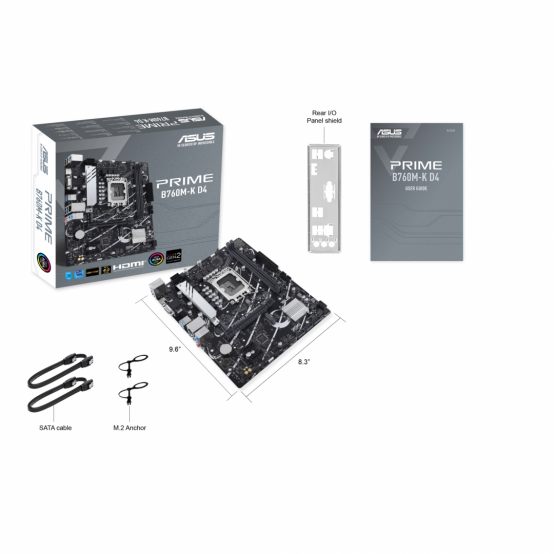 Placa de baza ASUS PRIME B760M-K D4 90MB1DS0-M0EAY0