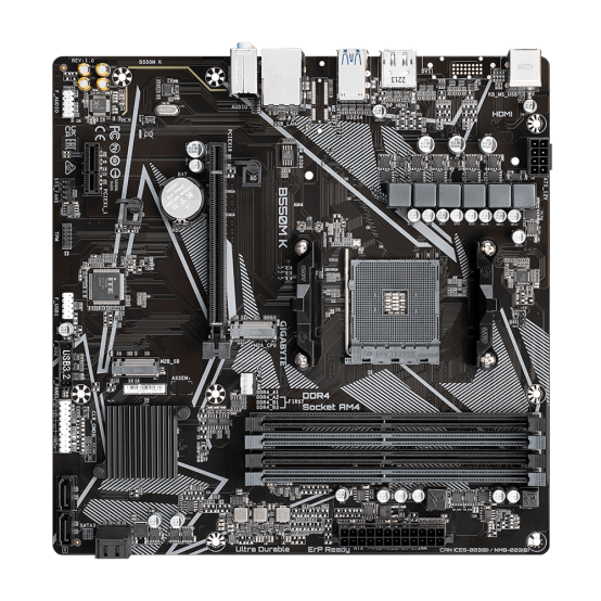 Placa de baza GigaByte  B550M K