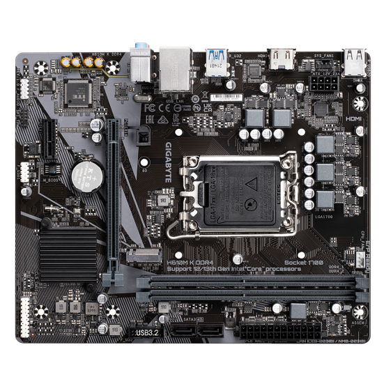 Placa de baza GigaByte  H610M K DDR4