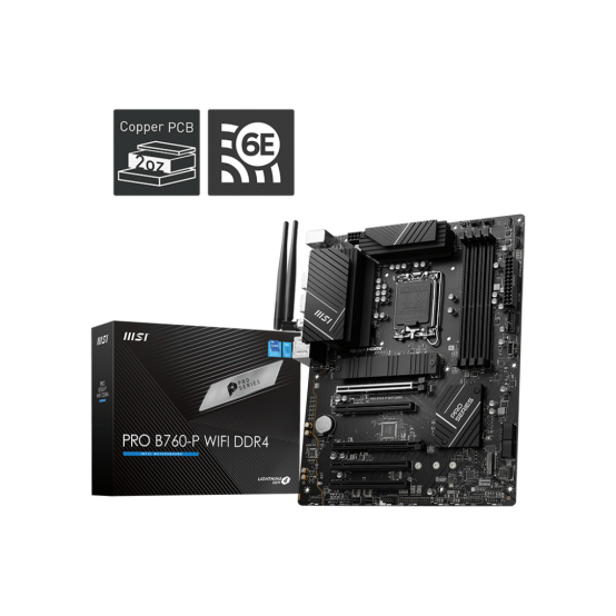 Placa de baza MSI PRO B760-P WIFI DDR4 7D98-001R