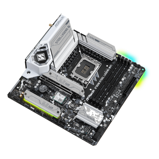 Placa de baza ASRock B760M Steel Legend WiFi 90-MXBL70-A0UAYZ