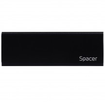 Rack Spacer SSD M.2 NGFF, interfata PC USB 3.1 Type C, aluminiu, negru SPR-M2TYPEC-02