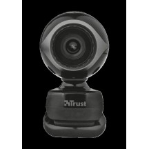 Camera web Trust Exis Webcam - Black/Silver 17003