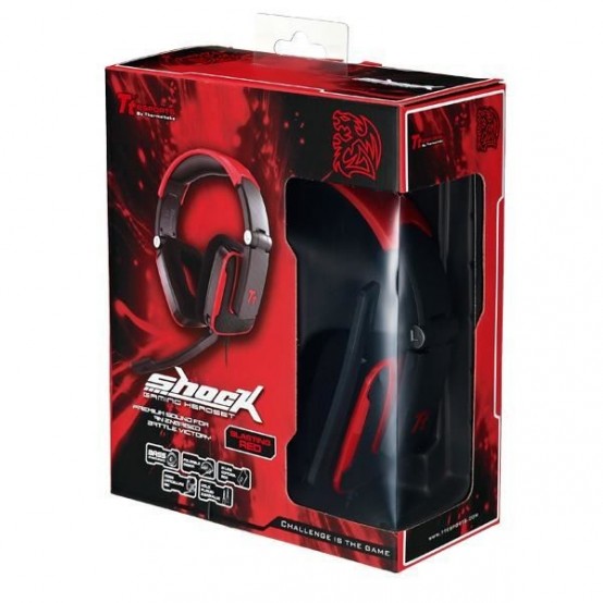 Casca Thermaltake Tt eSPORTS SHOCK Blasting Red HT-SHK002ECRE