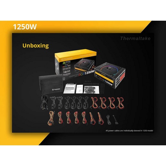 Sursa Thermaltake Toughpower DPS G RGB 1250W Titanium TPG-1250D-T