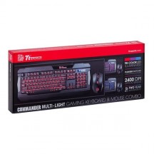 Tastatura Thermaltake Commander Gaming Gear Combo KB-CCM-PLBLUS-01