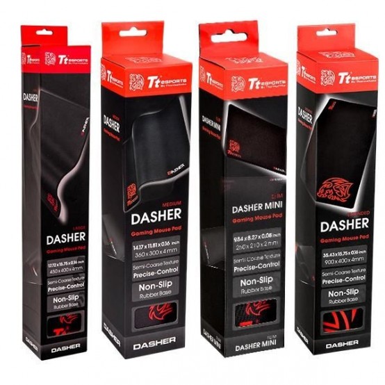 Mouse pad Thermaltake Tt eSPORTS DASHER 2016 New Edition Extended MP-DSH-BLKSXS-01