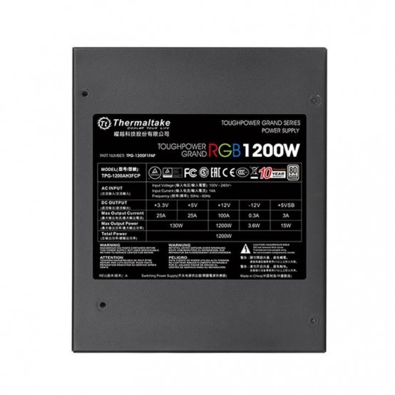 Sursa Thermaltake Toughpower Grand RGB 1200W TPG-1200F1F