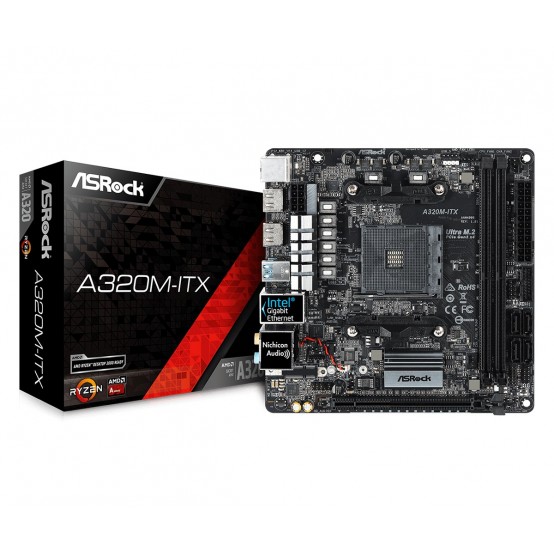 Placa de baza ASRock A320M-ITX 90-MXB7X0-A0UAYZ