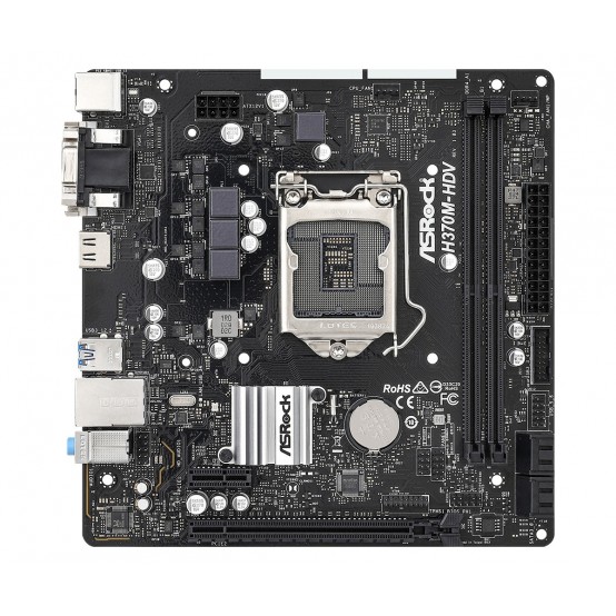 Placa de baza ASRock H370M-HDV 90-MXBF40-A0UAYZ