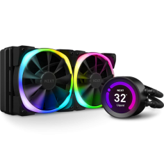 Cooler NZXT Kraken Z53 RGB, 240mm, ecran de 2.36 inch, negru RL-KRZ53-R1