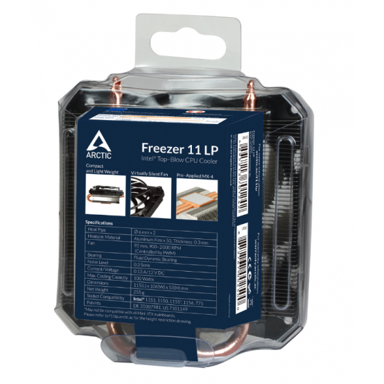 Cooler Arctic Freezer 11 LP UCACO-P200000-BL