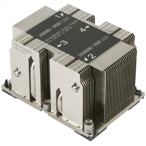 Cooler Supermicro 2U Passive CPU Heat Sink Socket LGA3647-0 SNK-P0068PS