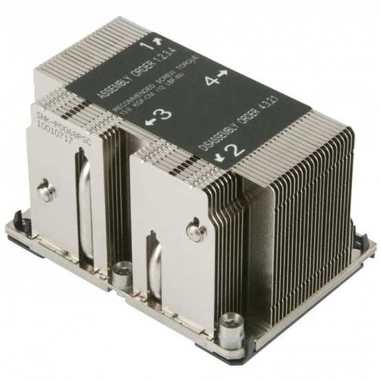 Cooler Supermicro 2U Passive Side-Air-Channel CPU Heat Sink Socket LGA3647-0 SNK-P0068PSC