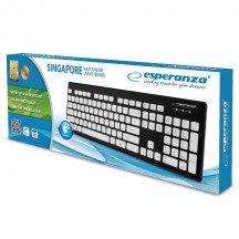 Tastatura Esperanza SINGAPORE Black EK130K - 5901299925775