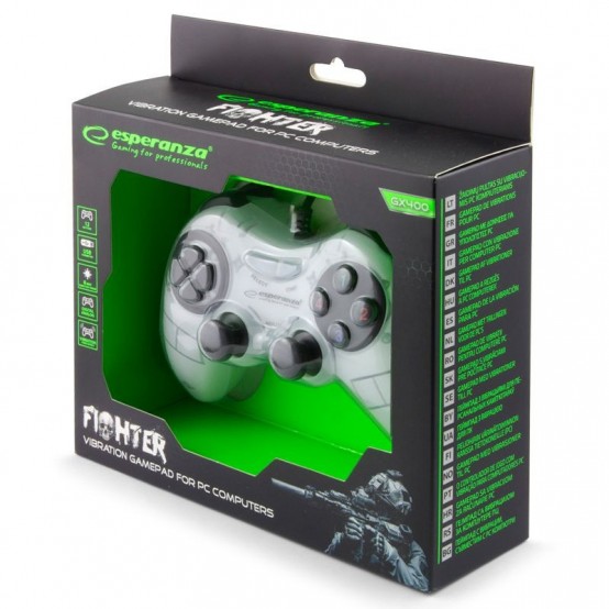 Gamepad Esperanza EGG105W FIGHTER EGG105W - 5901299947050