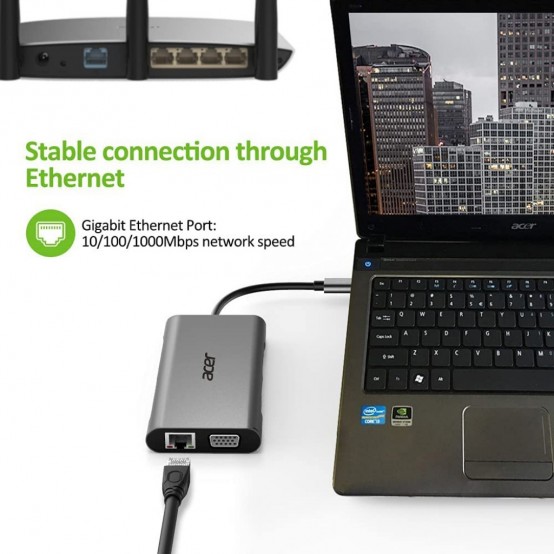 Docking Station Acer Docking station 10in1 USB Type-C HP.DSCAB.010
