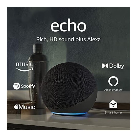 Boxe Amazon ECHO 4h gen Charcoal B07XKF5RM3