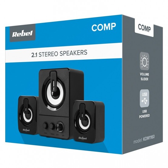Boxe Rebel BOXE PC 2.1 CS-50 REBEL KOM1160