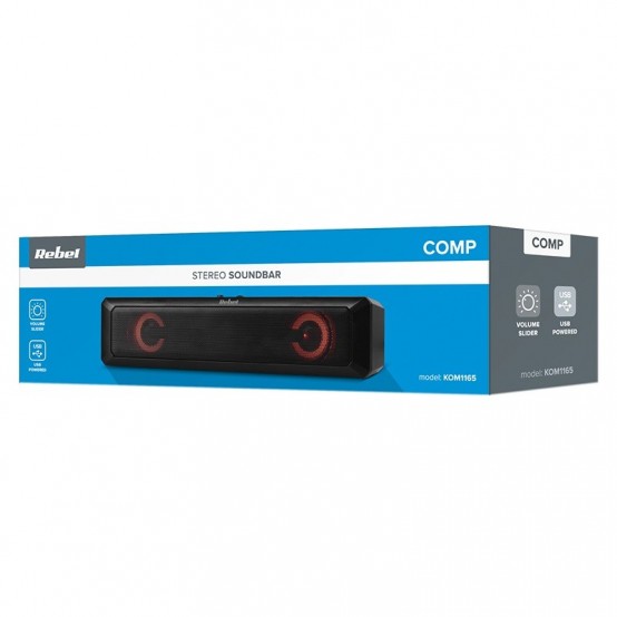 Boxe Rebel BOXA SOUNDBAR PC REBEL KOM1165