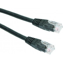 Cablu Gembird Patchcord UTP Cat.5E 0.5m PP12-0.5M/BK