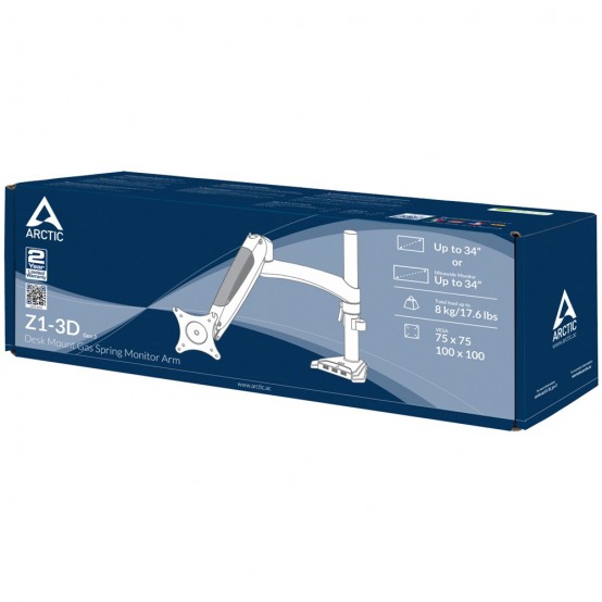 Suport Arctic Suport cu hub USB 3.0 pentru monitor Z1-3D (Gen 3) ARCTC_Z13DGEN3