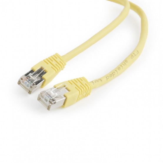 Cablu Gembird Patchcord FTP Cat.5E 0.5m PP22-0.5M/Y