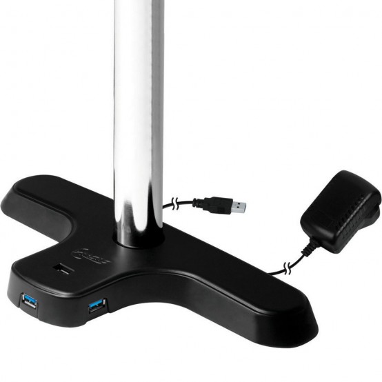 Suport Arctic Suport cu hub USB pentru 3 monitoare Z3 Pro black ARCTC_Z3PROBK