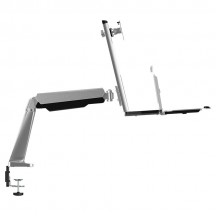 Suport LogiLink Sit-stand workstation monitor desk mount, 13–32" BP0040