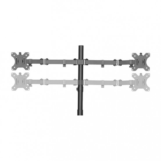 Suport LogiLink Quad monitor stand, 13–32", steel, arm length: each 460 mm BP0046