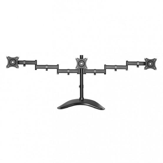 Suport LogiLink Triple monitor stand, 13–27", steel, arm length: each 746 mm BP0051