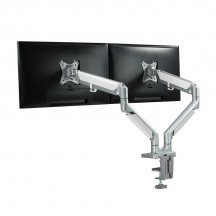 Suport LogiLink Dual monitor mount, 17–32", aluminum, curved screens BP0088